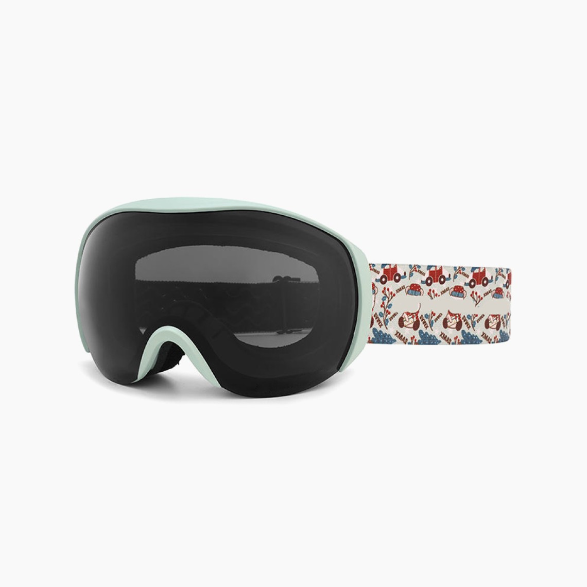 Double-layer anti-fog polarized ski goggles