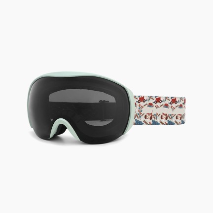 Double-layer anti-fog polarized ski goggles