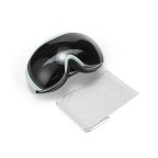 Double-layer anti-fog polarized ski goggles