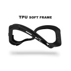 Double-layer anti-fog polarized snow goggles