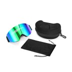 Optical variable protective snow goggles