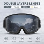 Stylish polarized protective ski goggles