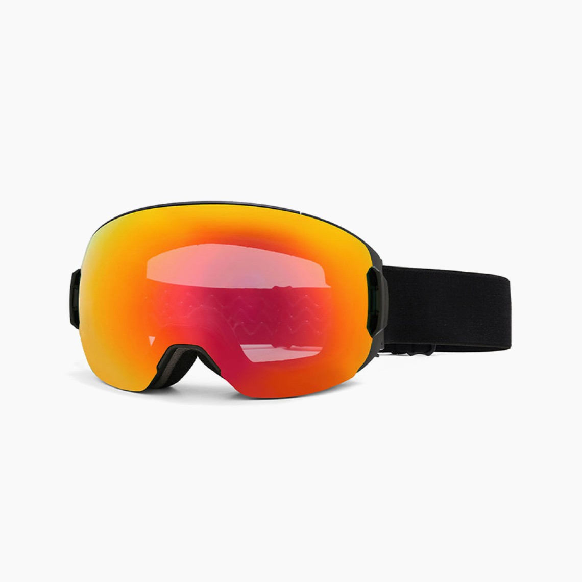 Frameless Spherical Magnetic Ski Goggles