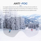 Frameless Spherical Magnetic Ski Goggles