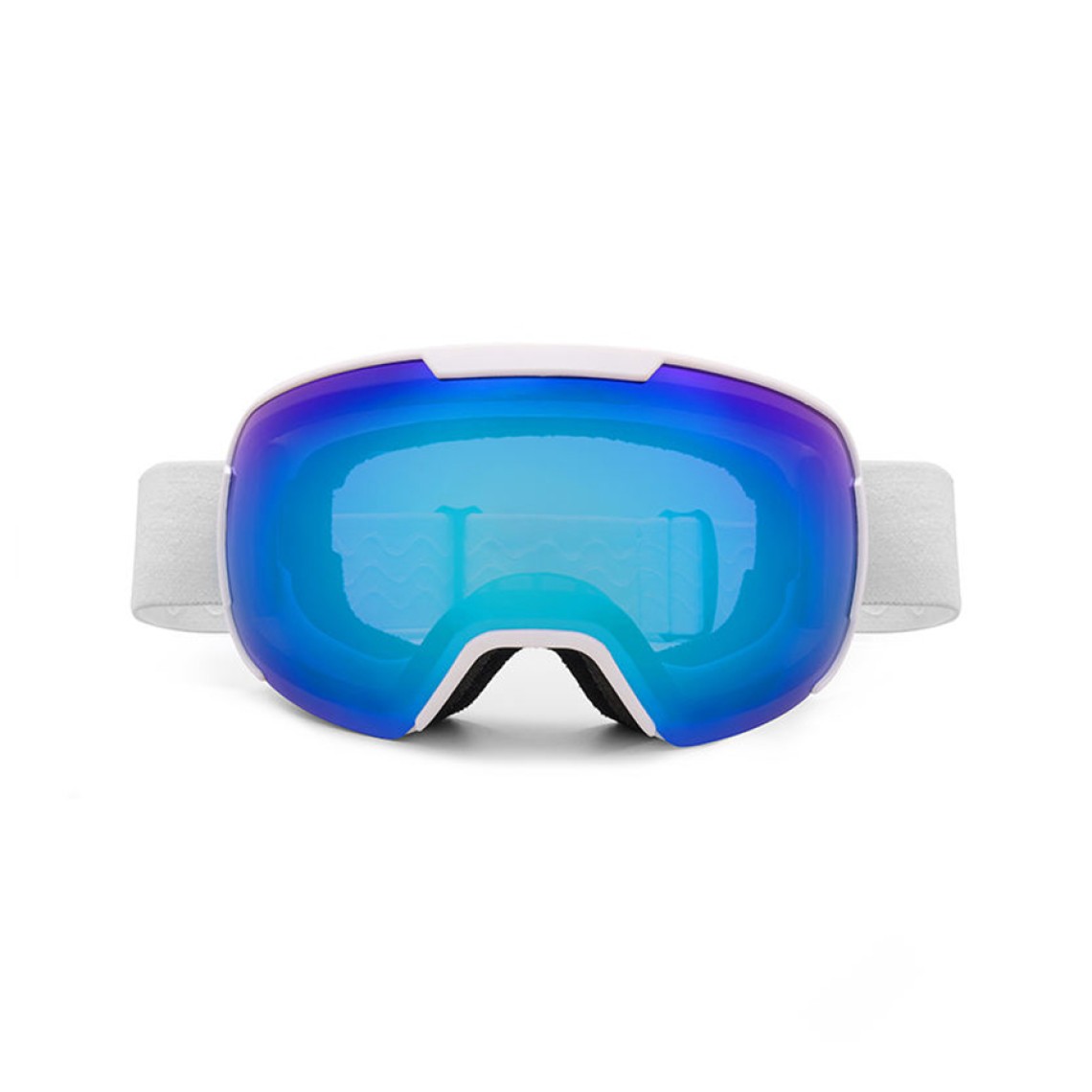 Polarized magnetic ski goggles