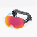 Magnetic spherical ski goggles