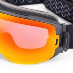 Magnetic spherical ski goggles
