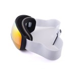 Nasal-protecting polarized magnetic ski goggles