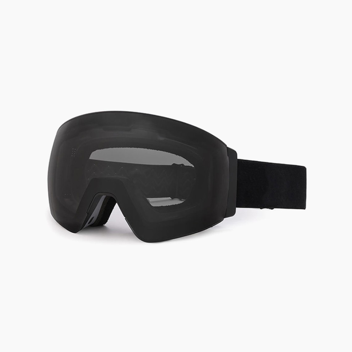 Adult spherical polarized ski goggles with detachable lenses