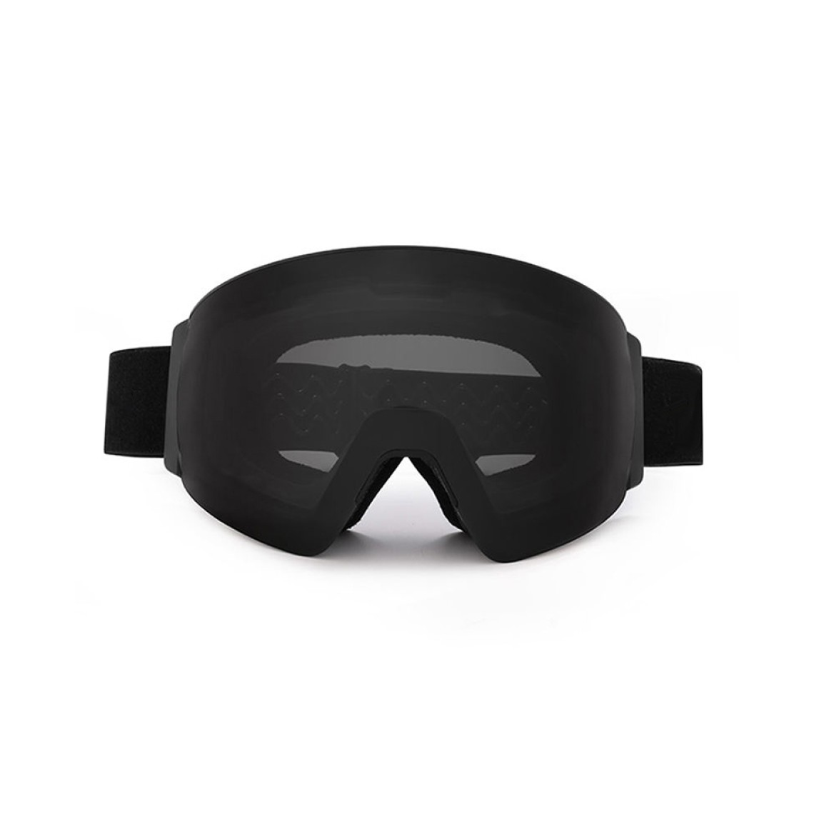 Adult spherical polarized ski goggles with detachable lenses