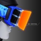 Polarized anti-fog ski goggles