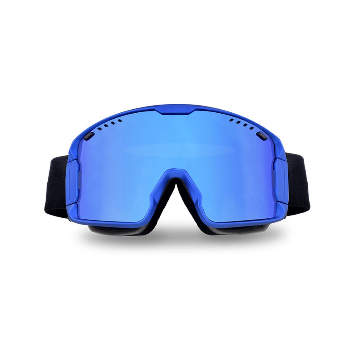 Anti-fog photochromic cylindrical ski goggles