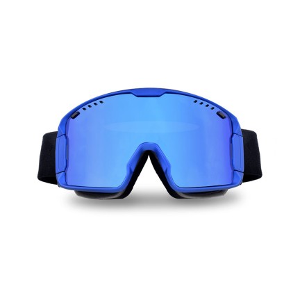 Anti-fog photochromic cylindrical ski goggles