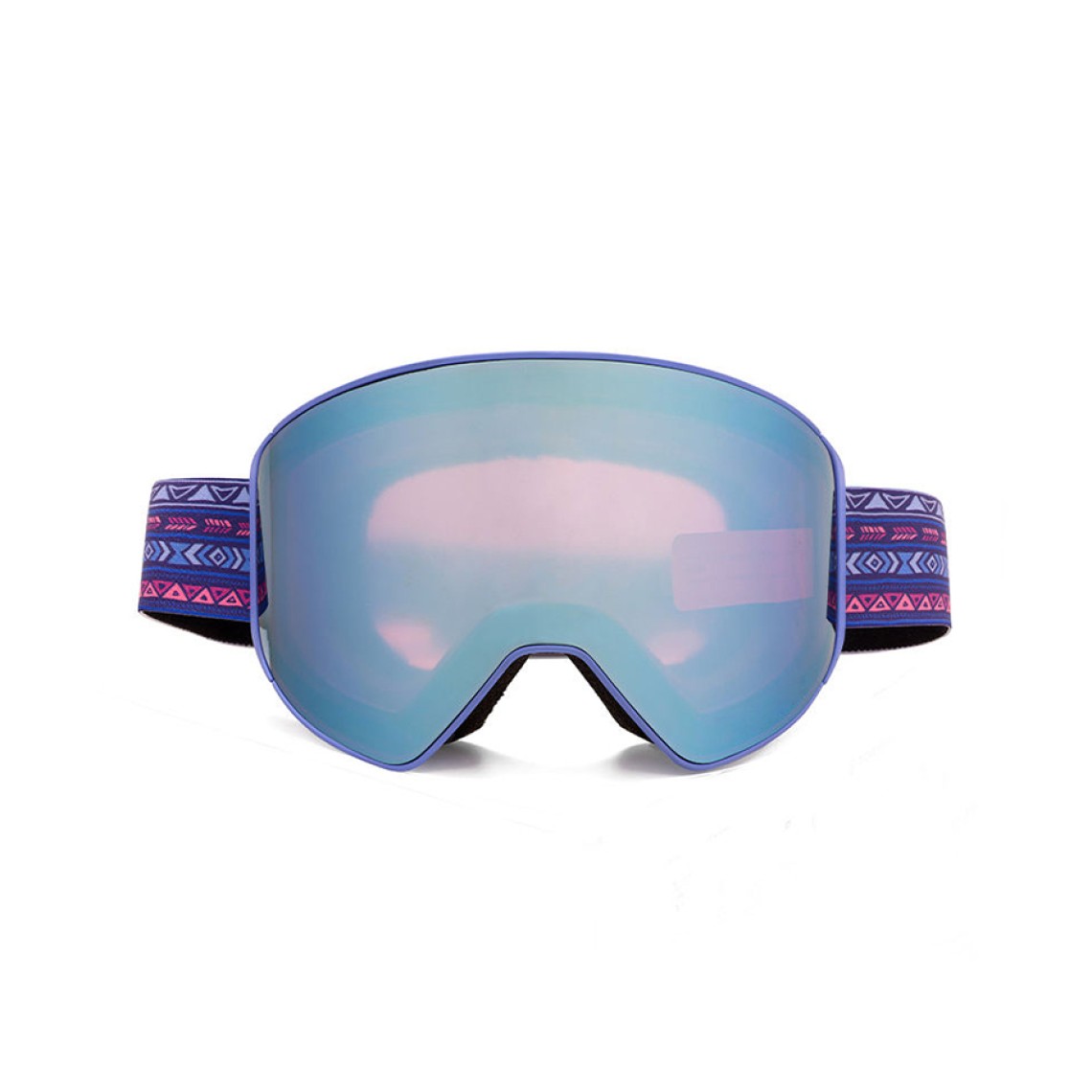 Anti-fog and polarized magnetic polarized ski goggles