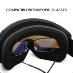 Magnetic photochromic ski goggles