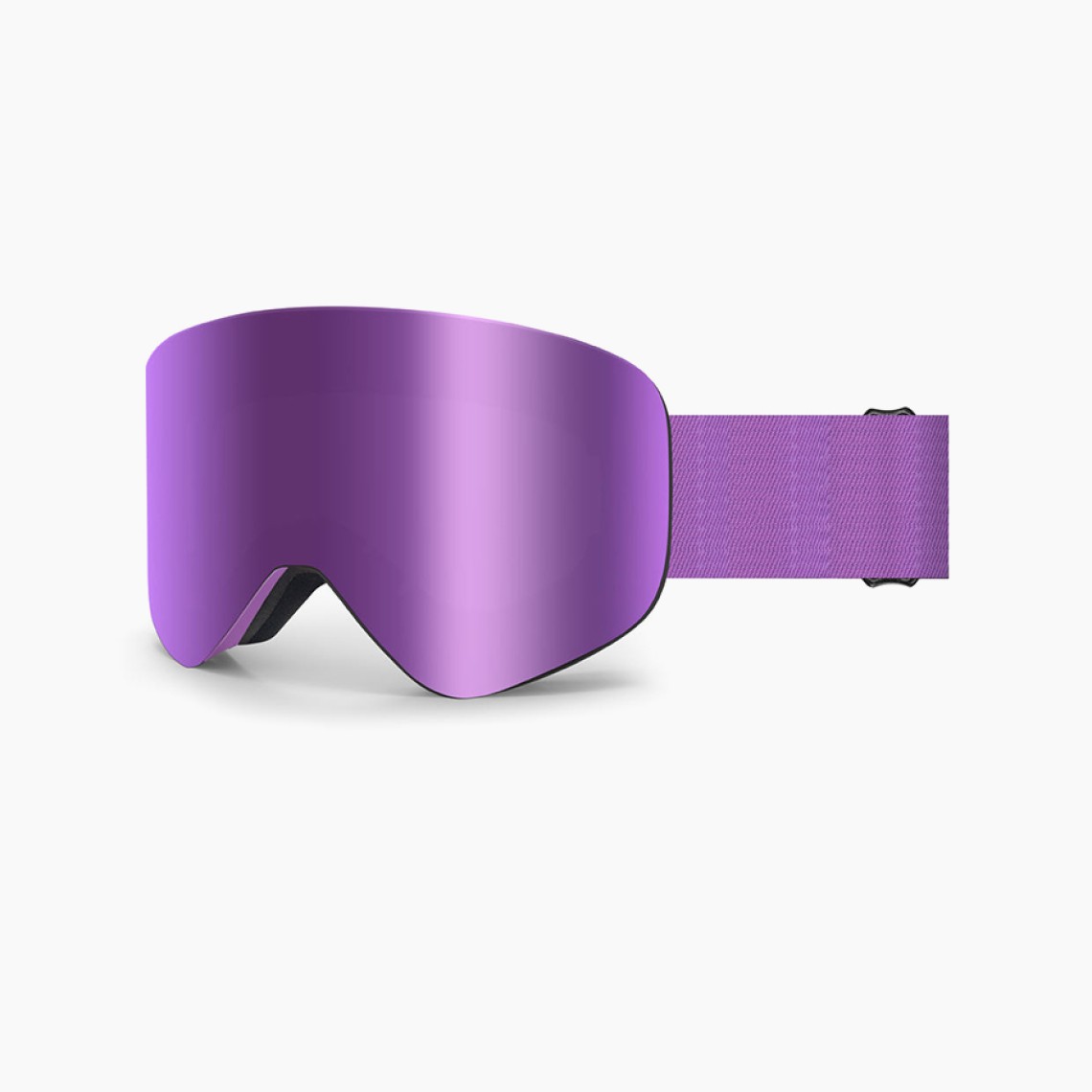Magnetic UV400 anti-fog ski goggles