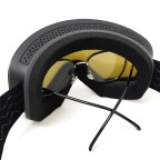 Magnetic UV400 anti-fog ski goggles