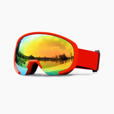 Polarized windproof and anti-fog ski goggles