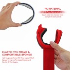 Polarized windproof and anti-fog ski goggles