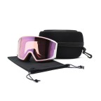 Photochromic lenses with pearlescent anti-fog ski goggles