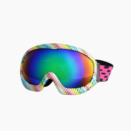 Coated anti-reflective ski goggles