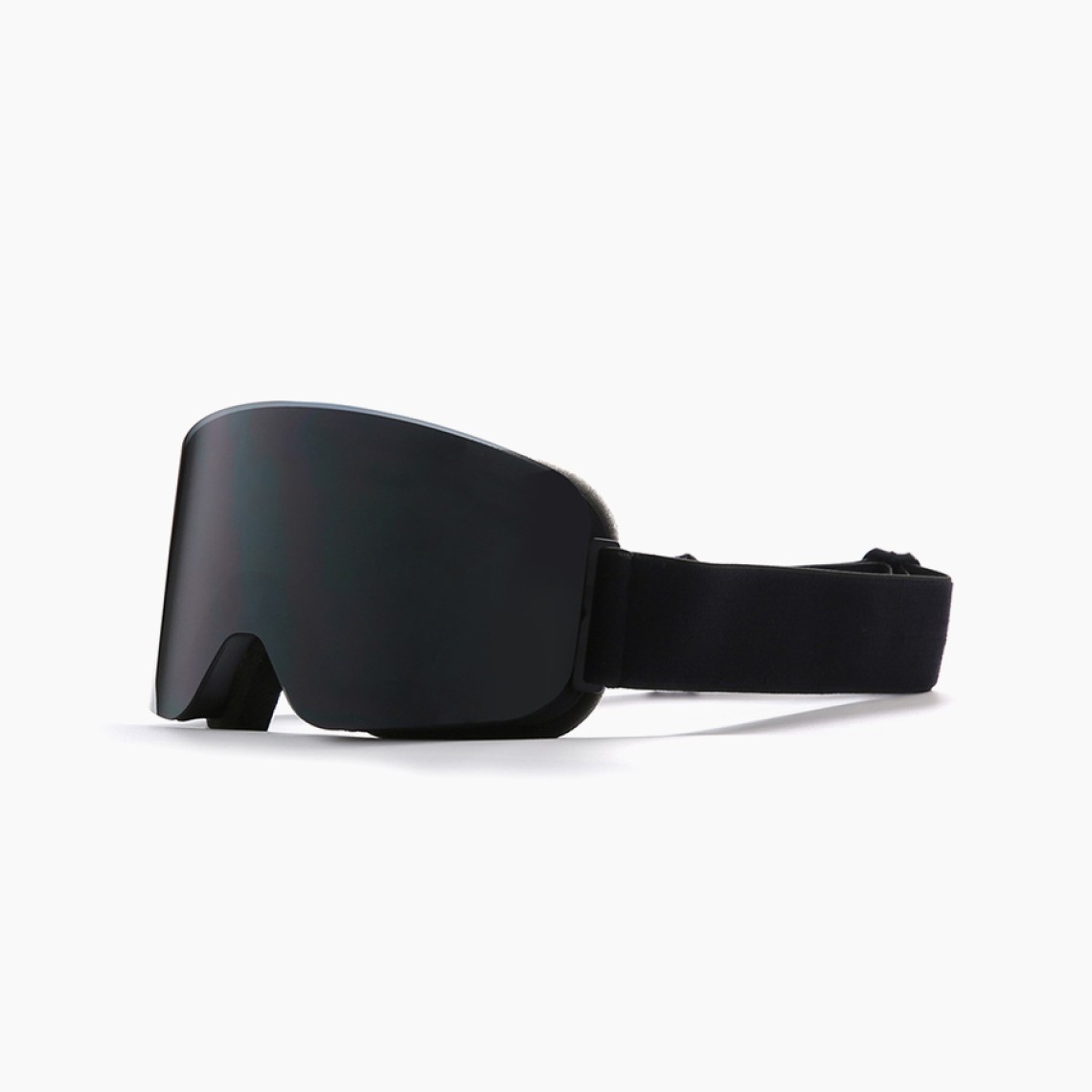 Cylindrical double-layer anti-fog ski goggles