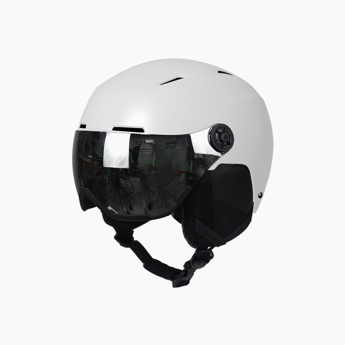 High-strength ABS integrated ski helmet