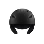 One-piece molded sports ski helmet