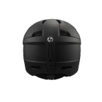 One-piece molded sports ski helmet