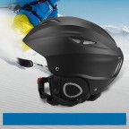 High-efficiency ventilated adult ski helmet