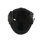 Sweatproof and breathable ski helmet with goggles