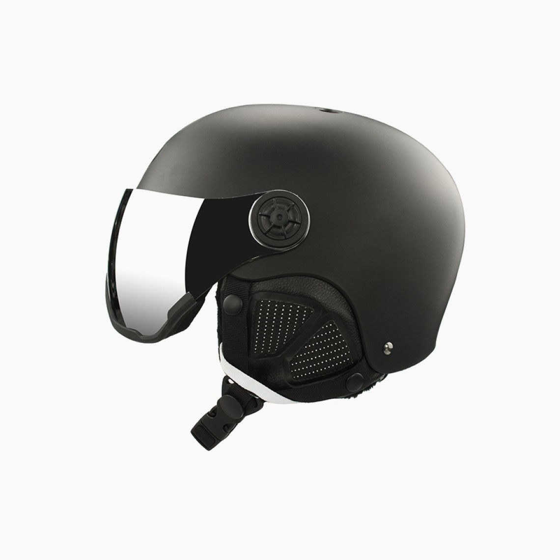 Alpine skiing safety helmet