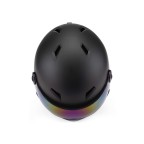 Adult winter ski helmet with goggles