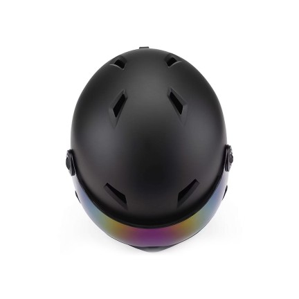 Adult winter ski helmet with goggles