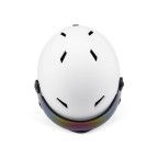 Adult winter ski helmet with goggles