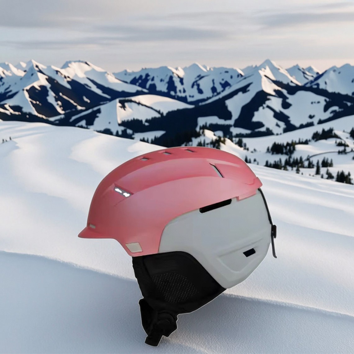 High-performance adjustable ski helmet