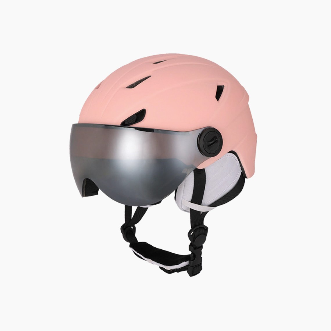 Winter skiing protective anti-fog helmet