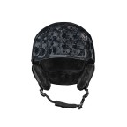 Windproof black winter ski helmet