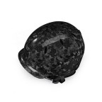 Windproof black winter ski helmet