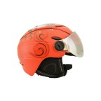 Orange Fashionable Sweatproof and Breathable Snow Helmet