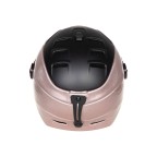 Anti-glare and anti-reflective ski helmet