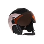 Anti-glare and anti-reflective ski helmet