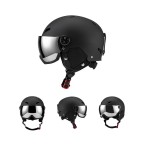 High-performance ski helmet that protects eyesight