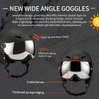 High-performance ski helmet that protects eyesight