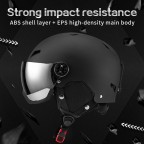 High-quality detachable ski helmet