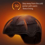 High-quality detachable ski helmet