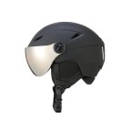 Windproof and snowproof dual-sport ski helmet