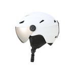 Windproof and snowproof dual-sport ski helmet