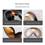 Windproof and snowproof dual-sport ski helmet